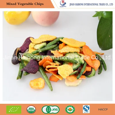 Micro-Fourniture de Fruits et Légumes Secs, Chips de Fruits et Légumes au Gombo, Champignons Mixtes, Chips Snack Carottes et Petits Pois