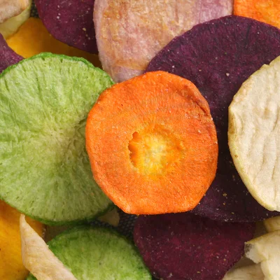 Chips de fruits et légumes